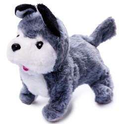 Interaktívny plyšový husky