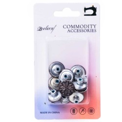 Gombíky na džínsy 10 ks